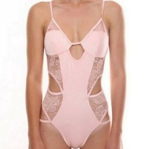 Sexy, Strappy One Piece MINKPINK Swim Suit Size S